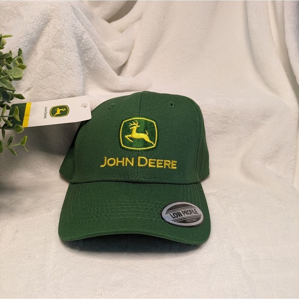 NWT 🧢 John Deere Green Baseball Hat / Cap